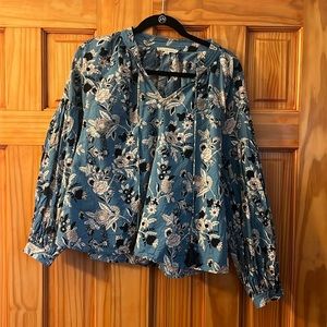 Ophelia and Indigo top